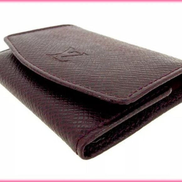 Louis Vuitton Ticket case Taiga Brown Woman Authentic - Picture 9 of 9